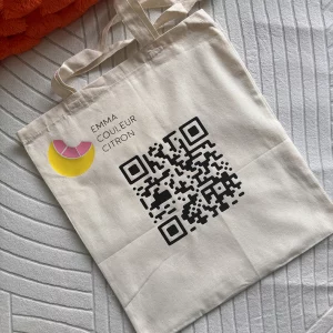 Création d'un tote bag avec QRCode